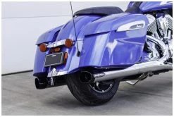 S&S Cycle Broadhead Slip-On Mufflers For Indian Touring 2014-2023 -Moto Gear Shop ss broadhead slip on mufflers for indian touring20142022 chrome 3