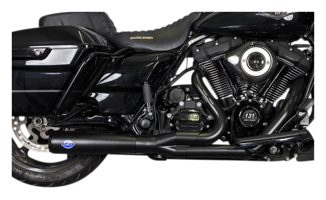 S&S Cycle Diamondback 2-1 50 State Exhaust System For Harley Touring 2017-2023 2 S&S Cycle Diamondback 2-1 50 State Exhaust System For Harley Touring 2017-2023 - Image 2