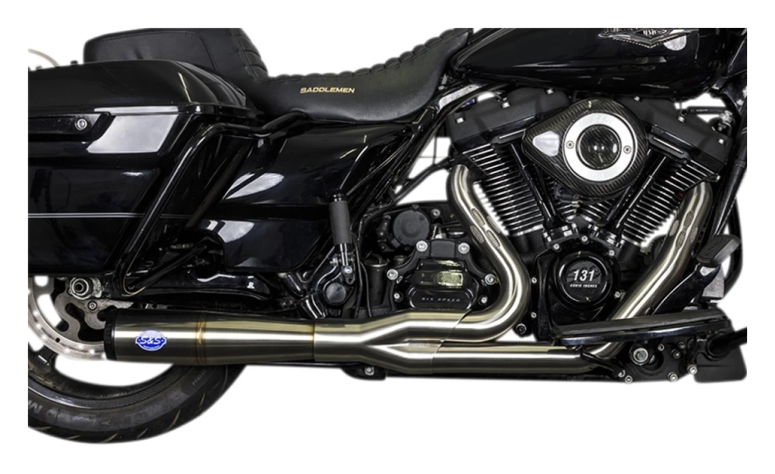 S&S Cycle Diamondback 2-1 50 State Exhaust System For Harley Touring 2017-2023 1 S&S Cycle Diamondback 2-1 50 State Exhaust System For Harley Touring 2017-2023