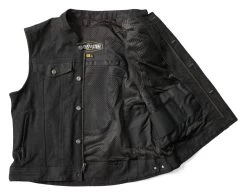 Street & Steel Redwood 2 Denim Vest 6 Street & Steel Redwood 2 Denim Vest -Moto Gear Shop street steel ss redwood denim vest black 2