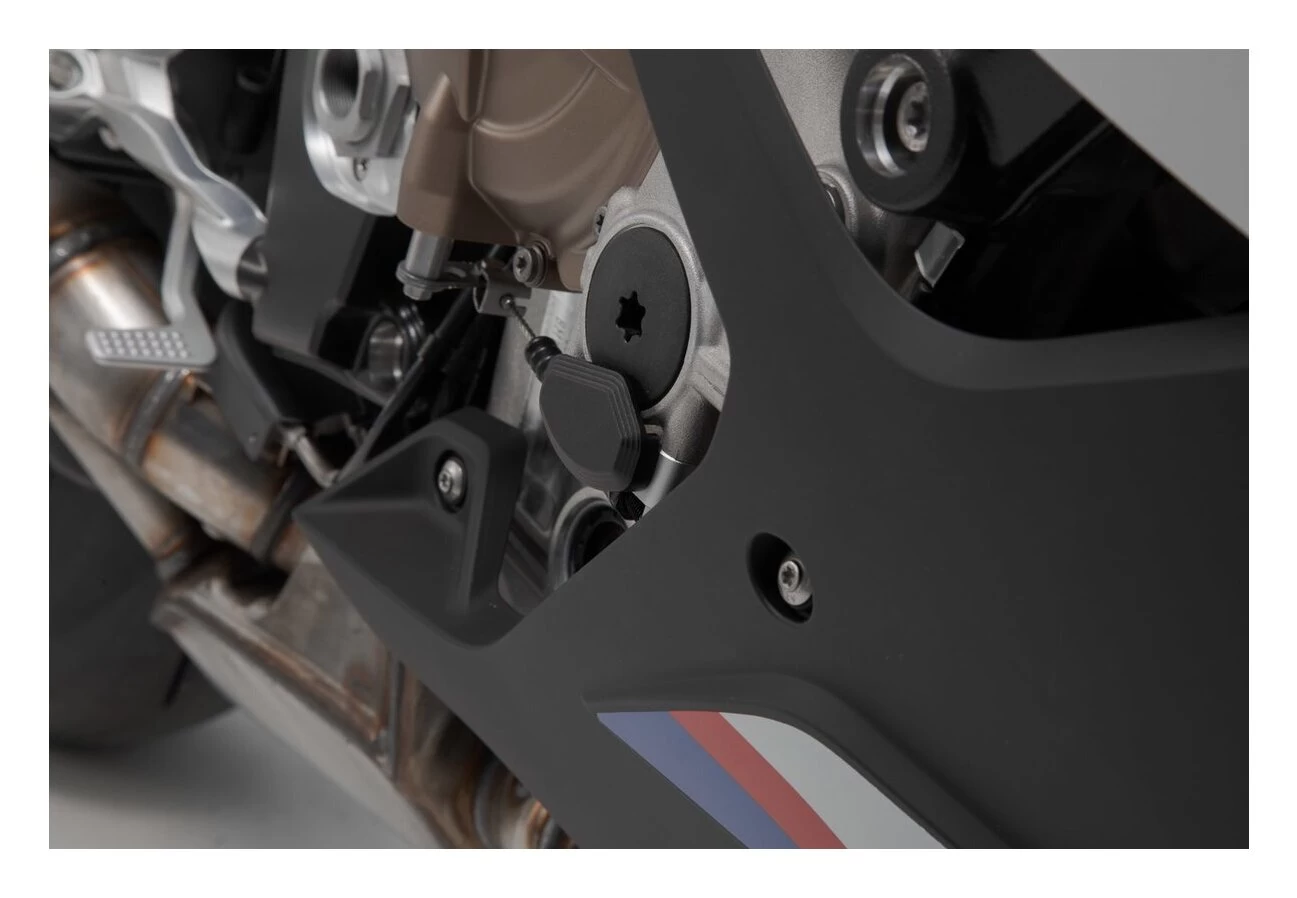 SW-MOTECH Engine Case Sliders BMW S1000RR 2019 Silver/Black [Open Box] - Image 4