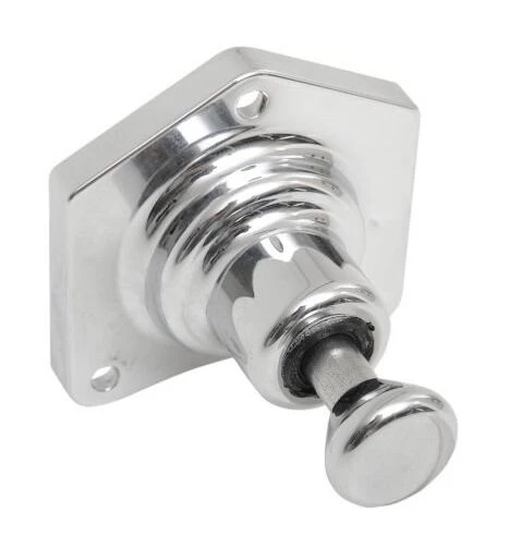 Terry Components Solenoid End Cover Starter Button For Harley 1.6kW Starter / Chrome [Previously Installed] - Image 2