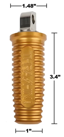 Thrashin Supply Canyon Driver Foot Pegs For Harley Softail 2018-2023 -Moto Gear Shop thrashin supply canyon foot pegs for harley 6