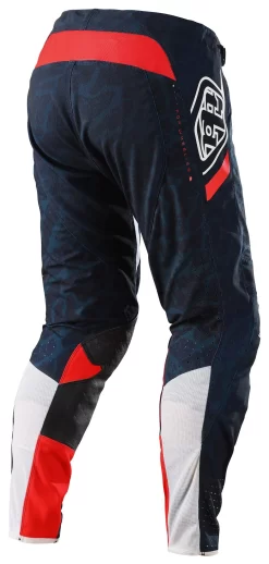 Troy Lee Designs Troy Lee SE Pro Fractura Pants -Moto Gear Shop troy lee designs se pro fractura pants navy red 1 scaled